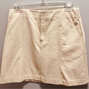 Zara Vegan Leather Skirt, Medium